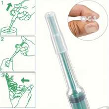 4个装硅胶宠物喂药器，适用于猫狗喂药，1个口服药片喂食器，宠物简易喂药器，无需电池，包含2个软头可选，药片输入辅助分配器，宠物喂药器推杆，猫用喂药器 - 多色 - 查看 10