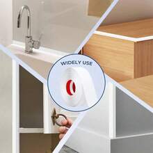 1 件 78.74 英寸 x 2.36 英寸 自粘 PVC 踢脚线护角 - 边缘保护条，加厚型即撕即贴踢脚线护角，适用于浴室和墙角，安装简便 - 彩色 - 查看 11