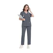 Scrub Sets - Dark Grey - View 2