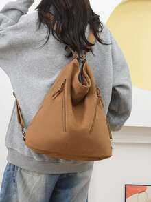Multifunktionale Handtasche/Rucksack | Interpretation urbaner militärischer Ästhetik, ein Set Ausrüstung kann Pendeln, Reisen und verschiedene Terrains im Alltag leicht bewältigen, taktische Funktionsmatrix oben - Verschiedenfarbig - Übersicht 8