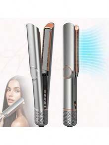 UKLISS 2-In-1 Hair Dryer & Straightener - Complete Dry Styling In One Step, Heat Protection, Suitable For All Hair Types - Grey - View 11