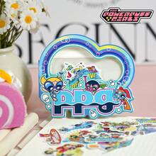 THE POWERPUFF GIRLS 20Pcs Classic Blossom Bubbles Buttercup Stickers, 10 Designs Vinyl Decals For Laptops Binders Water Bottles Backpacks Lunch Boxes Journals, Back To School Reward & Classroom Prize - Baby Blue - View 4