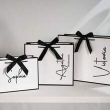 Personalized Bridesmaid Gift Bags, Customized Wedding Gift Bags, Bachelorette Party Gift Bags, Welcome Gift Bags, Bridal Shower Gift Bags, Elegant Gift Bags - Multicolor - View 4