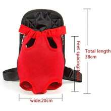 Backpack, Small Dogs Cats Sling Backpack Travel Bag, Pet Backpack Bag Hiking Travel Camping Outdoor Hold Pets to 15 LbsBlue, X - Large - Azul + Extragrande - Ver 4