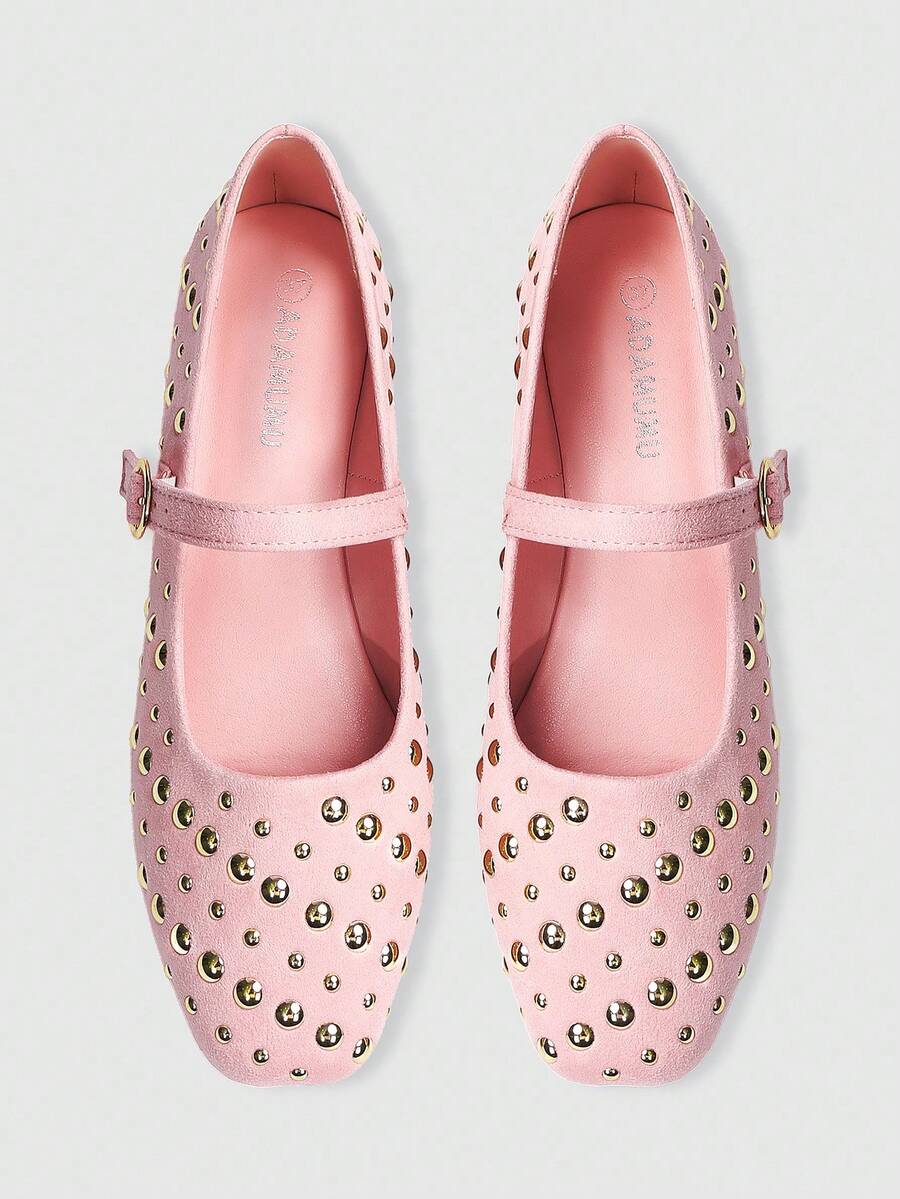 أحذية موليه مسطحة مزينة بالترتر من أداموم للنساء، موضة عصرية مريحة للارتداء اليومي والحفلات، مناسبة للعطلات والخريف