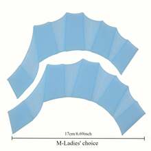 2pcs Silicone Frog-Shaped Hand Flippers (Webbed Gloves), Can Enhance Propulsion When Swimming Or Snorkeling - Flexible Ergonomic Design, Fits Hand Shape (Anti-Slip), And Can Improve Swimming Techniques. Made Of Soft And Durable Silicone Material (Waterproof, Quick-Drying). - Multicolor - View 12