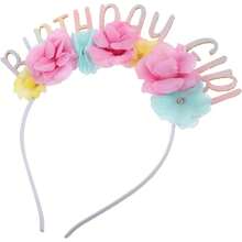diademas de fiesta headbands mujer decoración fiesta de flores de cumpleaños tocados de cumpleaños banda para cabello diademas de mujer feliz cumpleaños diadema de flores - 1 - Ver 10