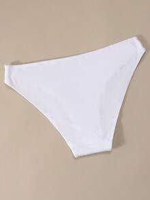 5件装女士低腰纯色透气亲肤内裤