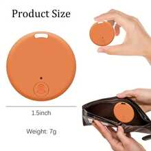 1PC Smart Tracker, Mini Tracker, Mini Key Finder, Location Tracker, Key Finder Anti Loss Alarm Sensor Device, Remote Finder, Used For Locating Mobile Phone Keys, Wallets, Luggage Items, Portable Anti Loss Tag Item Tracker, Suitable For Luggage/Pets - Black - View 3