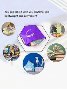 个性化足球/篮球抽绳包，定制健身包，适合球员和球队，青少年姓名印花运动包/游泳包/健身包/课后俱乐部包，抽绳包，健身背包，抽绳健身包，青少年背包，游泳包，沙滩包，适合健身、旅行、运动，返校运动背包，个性化返校抽绳包，男女通用健身运动套装 - 彩色 - 查看 5