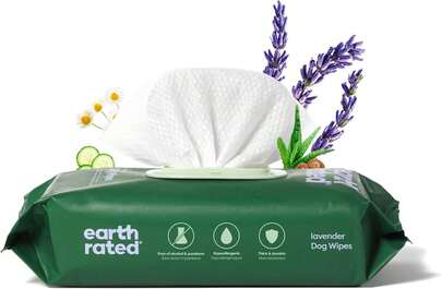 Earth Rated Toallitas Húmedas para Perros Lavanda 100pzs