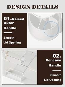 Rotating Makeup Organizer, 2 Tier Face Mask Skincare Organizers And Storage For Bathroom Countertop, Counter Cosmetic Holder For Dresser, Multi-Grid Storage With Brush Holder, Large Capacity Storage, White Bathroom Counter Organizer, Jewelry Organizer, Nail Polish Organizer, Pantry Organizers, Drawer Organizers, Snack Containers, Bathroom Organizer, Bath Toy Storage, Bathroom Decor, Bathroom Stuff Shower Curtain, Skincare Cream Perfume Lipstick Dresser Counter, Valentines Gift - 白色 - 查看 10