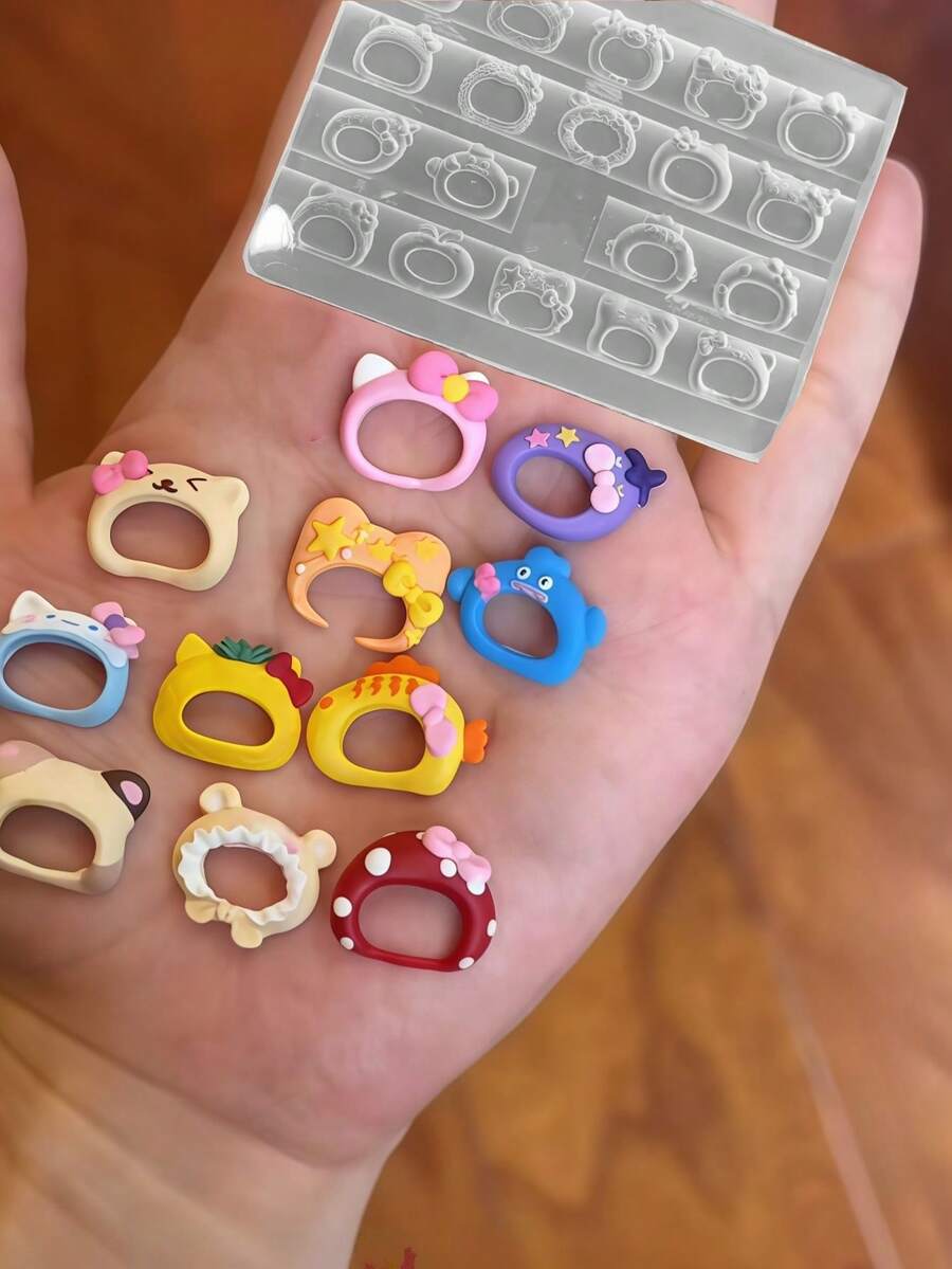 中国新年吉祥卡通头套、舞狮美甲模具、招财袋、中国结雕刻硅胶模具