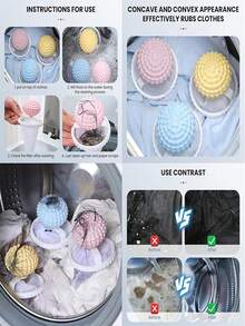 洗衣机漂浮式绒毛过滤器，洗衣机毛发收集器，洗衣机软管绒毛收集器，绒毛过滤袋，宠物毛发去除器，防缠绕毛发去除器，适用于返校季、万圣节、圣诞节等各种场合。洗衣机漂浮式绒毛收集器——高效去除漂浮杂物，不防水，不含酒精，尤其适用于比基尼区域。 - 彩色 - 查看 6