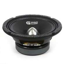Car SpeakersBocina para Carro de Rango Medio Profenal GENIUS AUDIO MR1465BP de 6.5" con Bala de Plástico 150W RMS 4 Ohms Sensibilidad 93.2dB Cono de Papel ideal para Audio de Automóvil de Alto Rendimiento - como en la foto - Ver 3