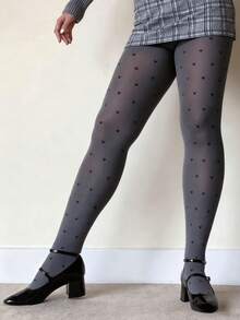 1 Pair Women's Shaping Pantyhose, Elegant For All Seasons, Suitable For Dancing And Formal Events - Multicolor - View 3