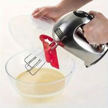 搅拌碗防溅罩，防溅打蛋器碗，圆形盖，防溅罩，防溅防溢盖，适用于搅拌碗、烹饪烘焙厨房工具、打蛋器盖、奶油搅拌碗筛、烘焙打蛋器防溅罩、塑料碗盖、厨房烹饪用品