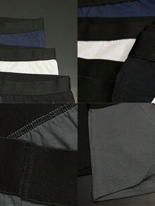 Set Of 6 Men's Boxer Briefs, Premium Cotton, Comfortable For Adults - Multicolor - View 7