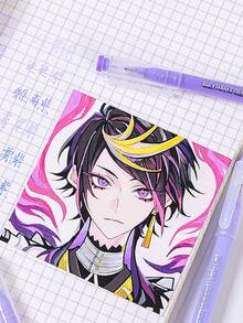 LANGUO New Colour Gel Pens With Smooth Writing, 0.6mm Nib, Suitable For Drawing, Notebooks, Greeting Cards, Christmas And New Year Gifts, Basic Learning Supplies, Office Stationery And Festive Stationery. - Multicolor - View 9