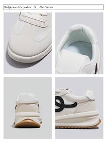 Alan Vincent [Lightweight And Free Series] New Women's Begie Thick-Soled Shoes, Breathable Fashion Running Shoes, Casual Sports Shoes, Women's Office Shoes, Women's Shoes, Mesh Shoes, Versatile, Soft And Comfortable For Daily Use German Army Trainer