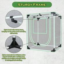 Grow Tent 24 Inchx24 Inchx48 Inch 600D Mylar Hydroponic Indoor Grow Tents With Observation Window, Removable Floor Tray And Bag Indoor Plant Growing 2x2 - 18"x30"x36" - 查看 7