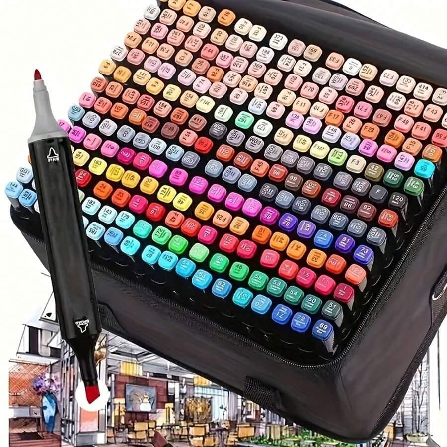 Markers - 60 Colors - View 1