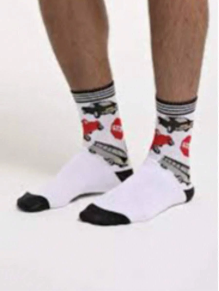 Comfortable Unisex Socks For Everyday Use, Soft And Durable - White - View 1