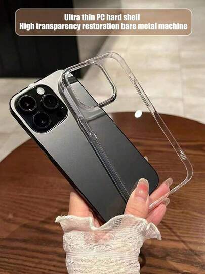 Ultra-Thin Transparent Anti-Drop Phone Case Compatible With IPhone 15 Pro Max, 16 Pro Max, 16 Pro, 14 Pro Max, 14 Pro, 13 Pro Max, 16, 17, 17 Pro, 17 Pro Max