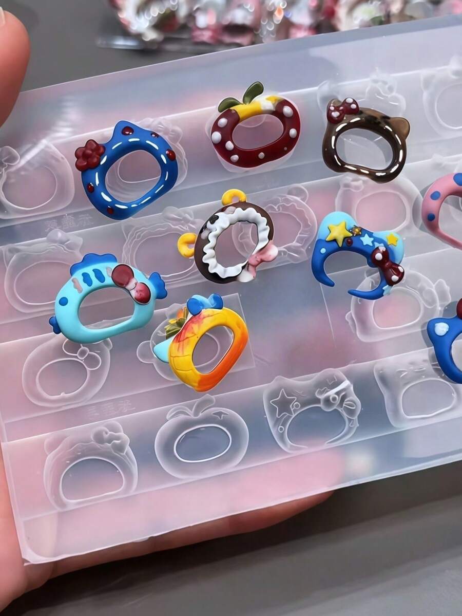 中国新年吉祥卡通头套、舞狮美甲模具、招财袋、中国结雕刻硅胶模具