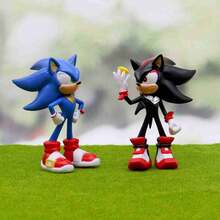1pc New Meiman Blue Hedgehog Cartoon Anime Periphery, Meiman Blind Box Doll Desktop Ornament Super Sound Mouse, Multiple Styles Random Small Gifts Small Gifts, Giving To Friends And Family, No Specific Style Please Order With Caution,New Year's Gift, Valentine's Day Gift, Easter Gift,Stochastic Style - Multicolor - View 3