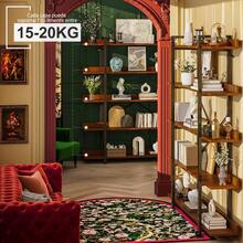 Ladder ShelvesLibrero5 Nivele Librero librero Organizador 5 Niveles Mueble Organizador Tamaño: 170 * 120 * 24 CM Cada Capa Puede soportar 15 KG. Color Nogal - como en la foto - Ver 3