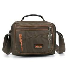 男士战术尼龙斜挎包，户外多功能旅行包，带手机袋，休闲单肩包 - 彩色 - 查看 14