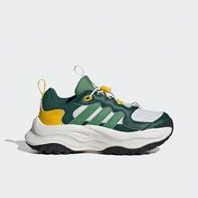 Adidas Shock-Absorbing Rebound Running Thick-Soled Casual Chunky Sneakers IH8683 - Bright White/dark Green - View 1