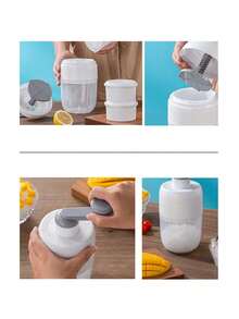 Manual Ice Shaver Machine, Portable Handheld Shaved Ice Maker For Home Use, Crushed Ice Maker For Shaved Ice, Snow Cone, Slushie