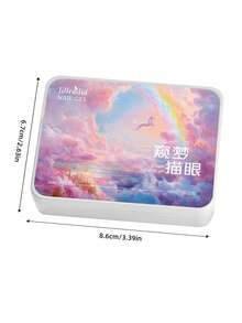 9-Girds 梦幻猫眼图案胶水晕染罐装高饱和度流行半固体指甲油胶水美甲沙龙特殊用途指甲 - 彩色 - 查看 11