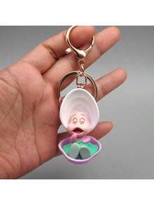 Creative Shell & Oyster Baby Doll Keychain, Bag Charm, Pendant, Gift - Multicolor - View 18