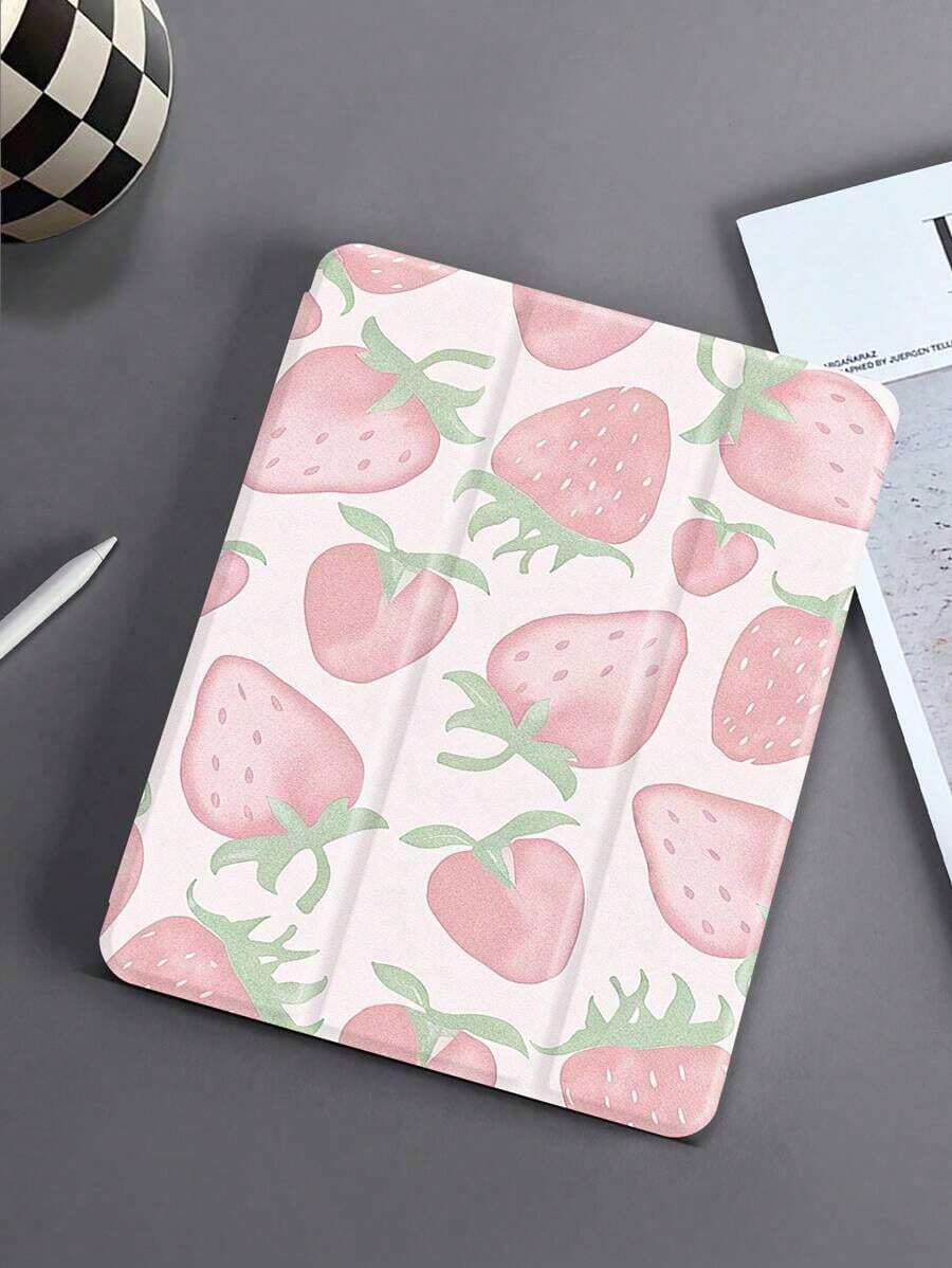 Summer Fruit Pattern Tablet Protective Case,Compatible With Mini4/Mini5/Mini6/Air 5th G2022/Air 11in 2024 (M2),Compatible With  Galaxy Tab A9 Plus 10. 95 Inch,Compatible With Huawei MatePad 10. 4 Inch/ Tab,With P Holder/Anti-Fall/Automatic Sleep/Wake Lid. Christmas Accessories. Fashion Phone Cases. 's Best-Selling Phone Cases.  Case. Stocking Stuffers.  17 Pro Max Case.  17 Pro Case. - 彩色 - 查看 1