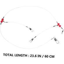 POPETPOP Seuelo Lder Hilo De Pesca Lder De Pesca Suministros De Pesca Equipo De Pesca Aparejos De Pesca Lnea De Pesca Alambre De Lderes Lneas De Pesca Profesionales Alambre De Nailon - 60,00 x 1,00 x 1,00 cm - Ver 3
