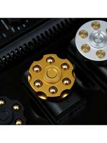 2026 New - Finger Spinner - Metal Detachable Bullet Finger Spinner - Mechanical Rotation Decompression Toy, All-Metal Desktop EDC Gear, Creative Stress Relief Unique Gift - Holiday Gift, Creative Surprise, Perfect Present - Multicolor - View 6