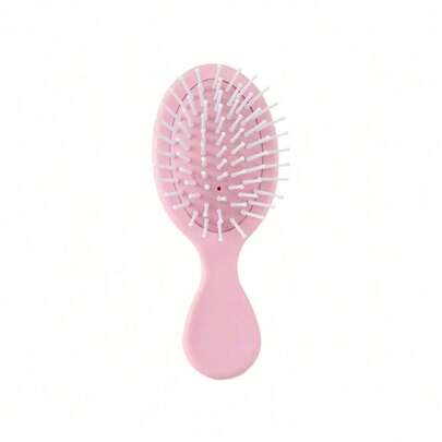 1/2PCS Mini Detangling Hair Brush – Travel-Sized Wet/Dry Pink Brush For Men/Women/Kids