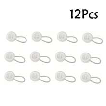 4pcs/8pcs/16pcs Expandable Waist Buttons, No Sewing Required, Detachable Cuff & Collar Extender, Elastic Waistband Adjuster, Unisex - Multicolor - View 24