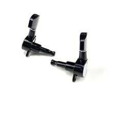 6 Clavijas de afinacion para guitarra electrica 3x3 - Negro - Ver 3