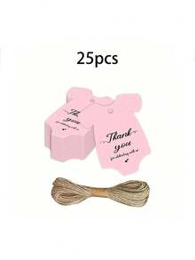 50/25 thẻ quà tặng kèm dây buộc, thích hợp cho tiệc tiết lộ giới tính, trang trí tiệc mừng em bé, đám cưới, lễ tốt nghiệp, sinh nhật và kỷ niệm. Thẻ giấy cũng phù hợp cho trang trí Ngày Valentine, Ngày của Mẹ và lễ tốt nghiệp. - Nhiều màu - Xem 15