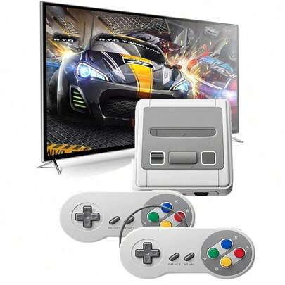 Retro Video Games Consoles Can Play On TV Retro Gaming Console Classic Mini Retro Gaming System, 2 Controllers, 8-Bit Video Gaming System With Classic Games, Retro Gaming System For Family, Classic Mini Gaming Console, Built-In 620 Classic Retro Games Dual Player Mode Console, Great For Birthday/Easter Gift Party