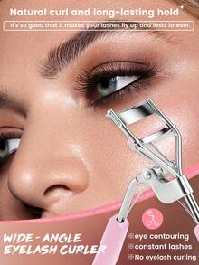 43pcs Makeup Brush Set Including 25pcs Makeup Brushes (Powder Brush, Blush Brush, Highlighter Brush, Eyeshadow Brush, Mascara Brush, Eyeliner Brush, Eyebrow Brush) + 4pcs Beauty Makeup Sponge + 4pcs Triangle Powder Puff + 4pcs Finger Makeup Sponge + 4pcs Mini Makeup Sponges + 1pc Makeup Brush Cleaning Bowl For Makeup Brushes And Beauty Sponges Cleaning + 1pc Eyelash Curler - Watermelon Pink - View 10