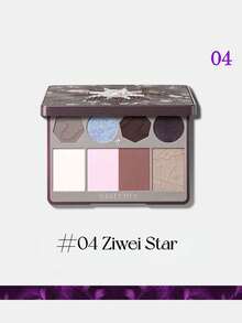 GIRLCULT Face Palette 04 Midnight Iris, Newly Upgraded Texture, All-In-One Makeup Palette, Curated Color Selection, Harmonious Tones, Silky Blush, Radiant Highlighter, Buildable Formula, Multifunctional Use, Long-Lasting Wear, Everyday Makeup, Special Occasions-13g/0.46 Oz - 04 Midnight Iris - 查看 7