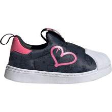 Adidas Girls' Shell-Toe Slip-On Athletic Toddler Shoes IF3553 - Grey - View 5