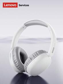 Lenovo LS106 Bluetooth Headphones, High-Quality Sound, 6.0 Gaming, ENC Call Noise Cancellation, Surround Sound Effect, Long Battery Life, Soft & Comfortable, Suitable For Smartphones, Computers, Gifts - trắng - Xem 12