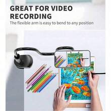 1pc Upgraded 70cm 360 Degree Rotating Tablet Phone Holder, Spiral Base Slouchy Bracket, Bed Headboard Phone Tablet Stand, Suitable For Bed, Cruise, Kindle, IPad, Smartphone - Multicolor - View 11