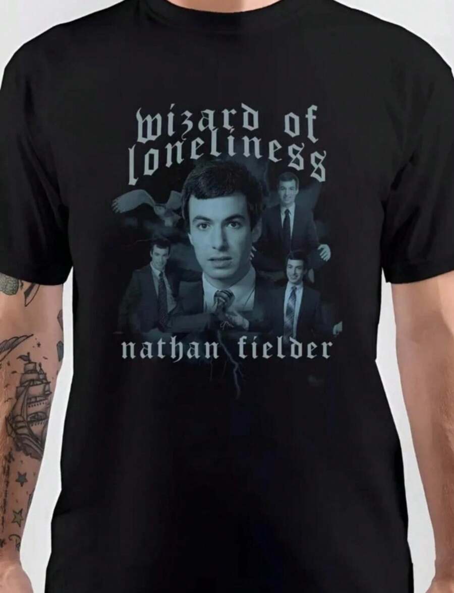 Nathan Fielder Wizard Of Loneliness Nathan For You Unisex T-Shirt - Black - View 1